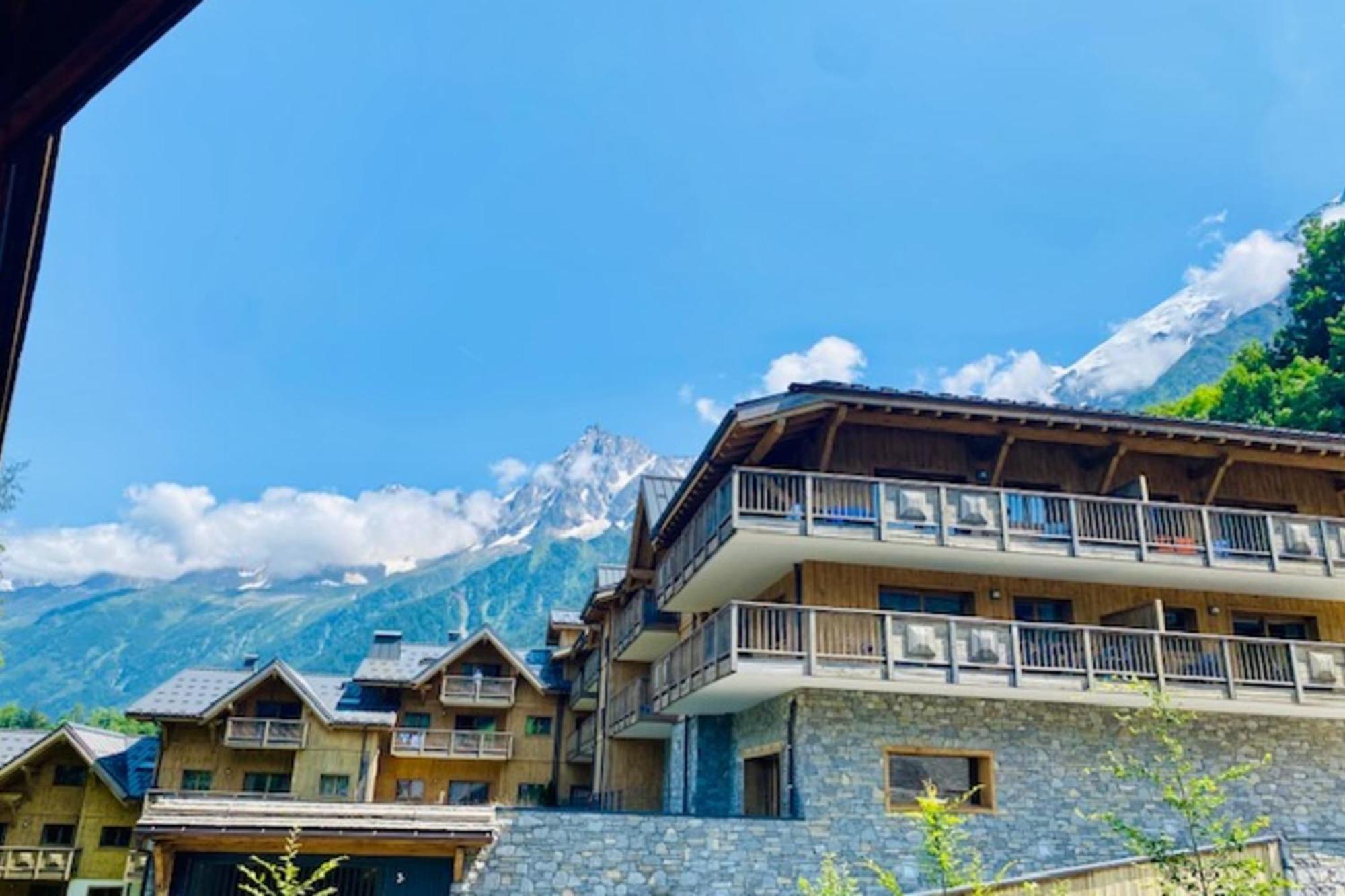 Slopes Of Les Houches 25 M With Balcony Apartment Bagian luar foto